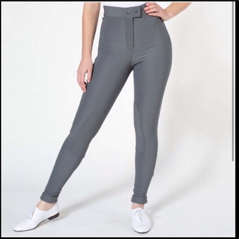 American Apparel Gray Riding Pants
